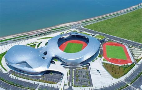 【城市名片】汕頭體育中心：流動建筑，飛舞浪花，粵東體育場館新地標