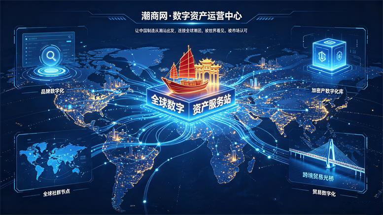 潮商網(wǎng)·數(shù)字資產(chǎn)運(yùn)營(yíng)中心 = 全球數(shù)字資產(chǎn)服務(wù)站